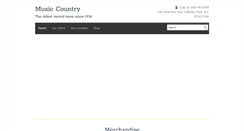 Desktop Screenshot of musiccountryrecords.com