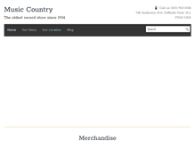 Tablet Screenshot of musiccountryrecords.com